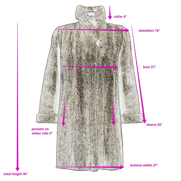 Sheared Fur Coat Designed by Fourrures Laganière Montreal - Picture 3 of 13